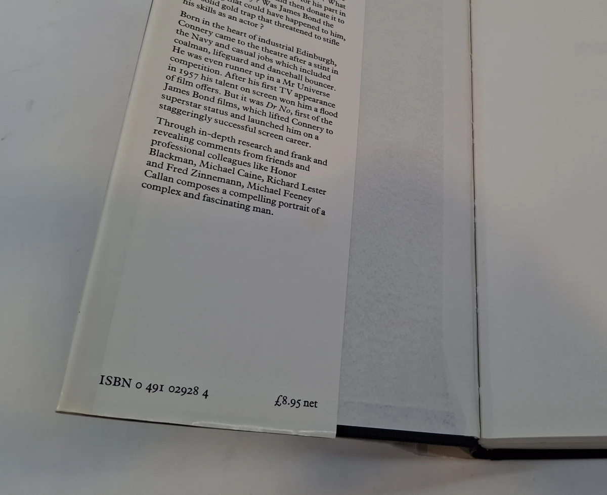 Set van 4 Engelstalige boeken over Sean Connery