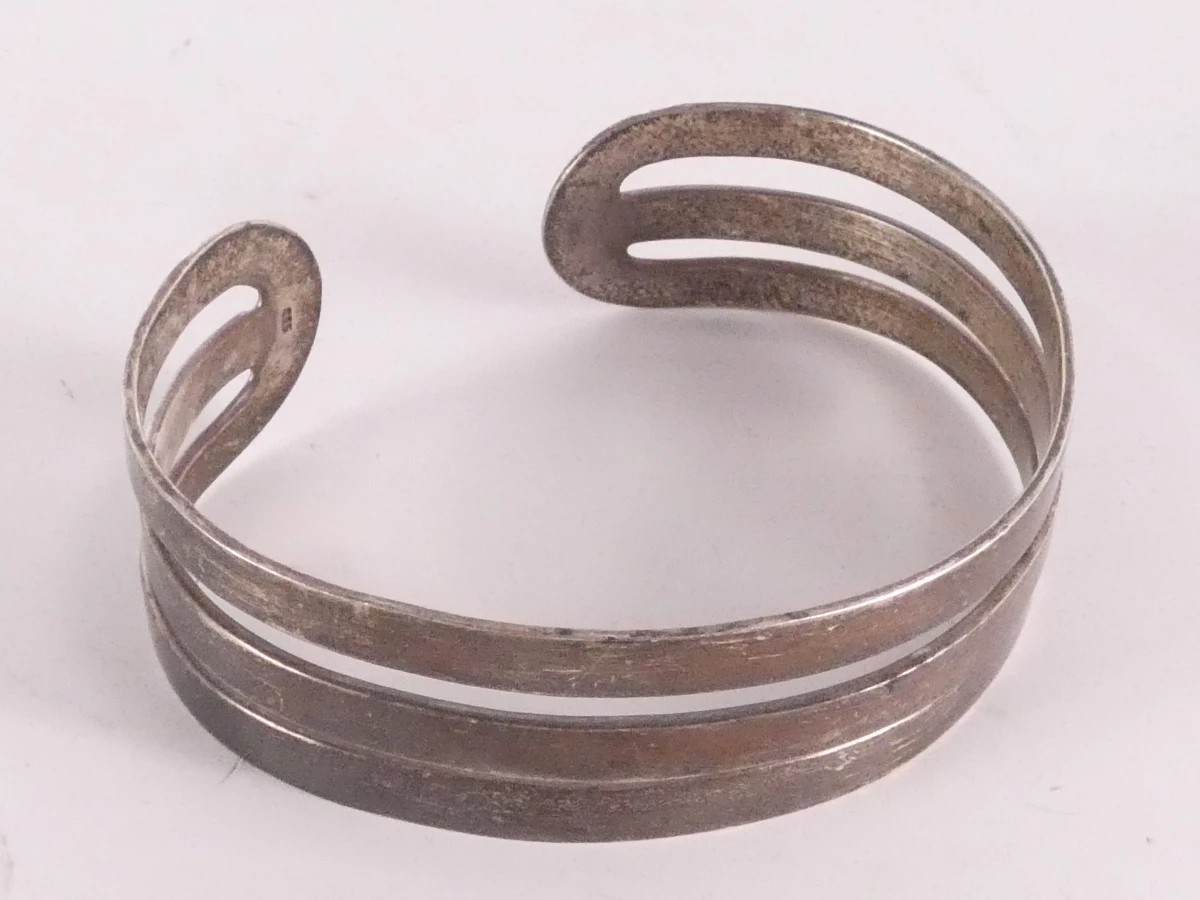 Set van 4 zilveren armbanden, diverse stijlen