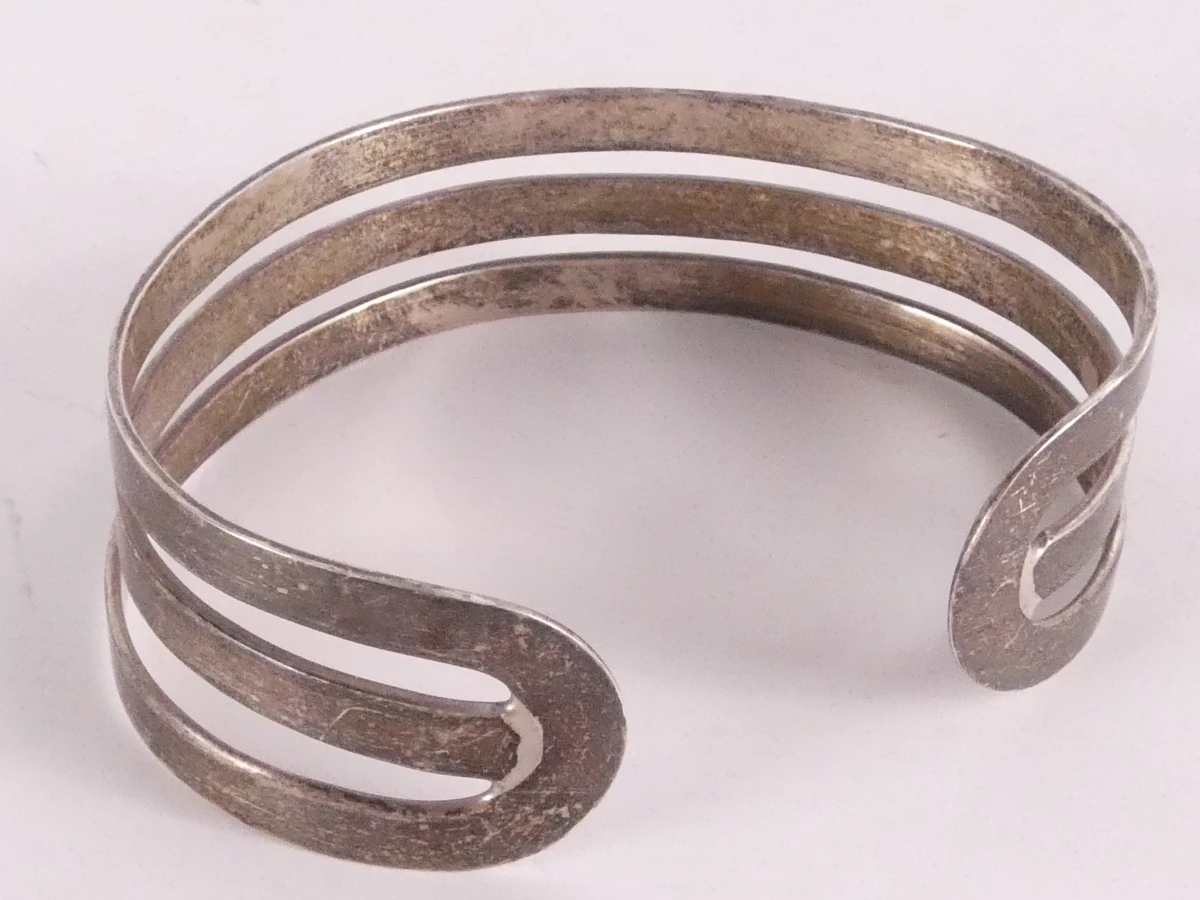 Set van 4 zilveren armbanden, diverse stijlen