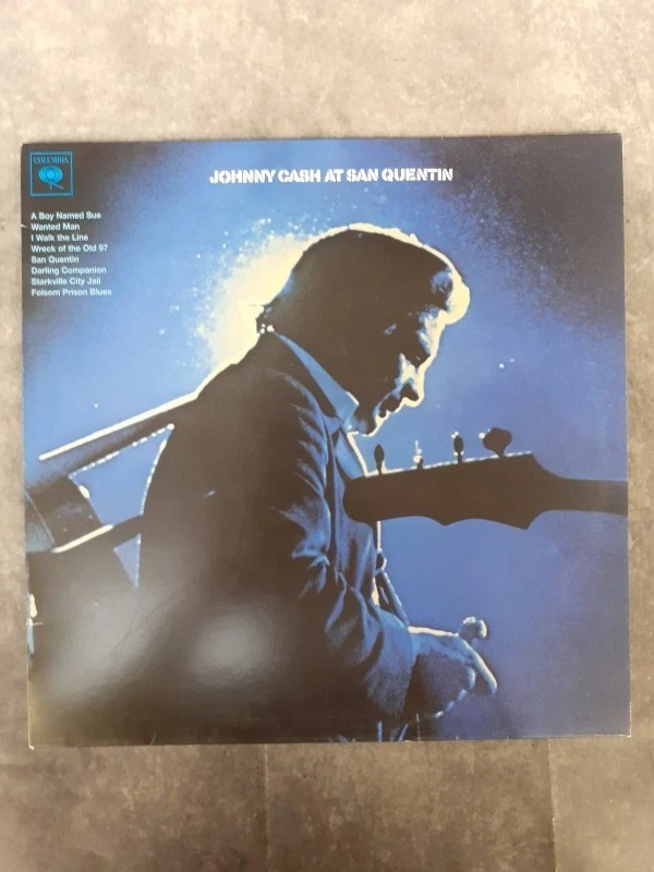 Vinyl: Johnny Cash - Johnny Cash At San Quentin + Graphic novel Cash - I see a darkness - foto 2