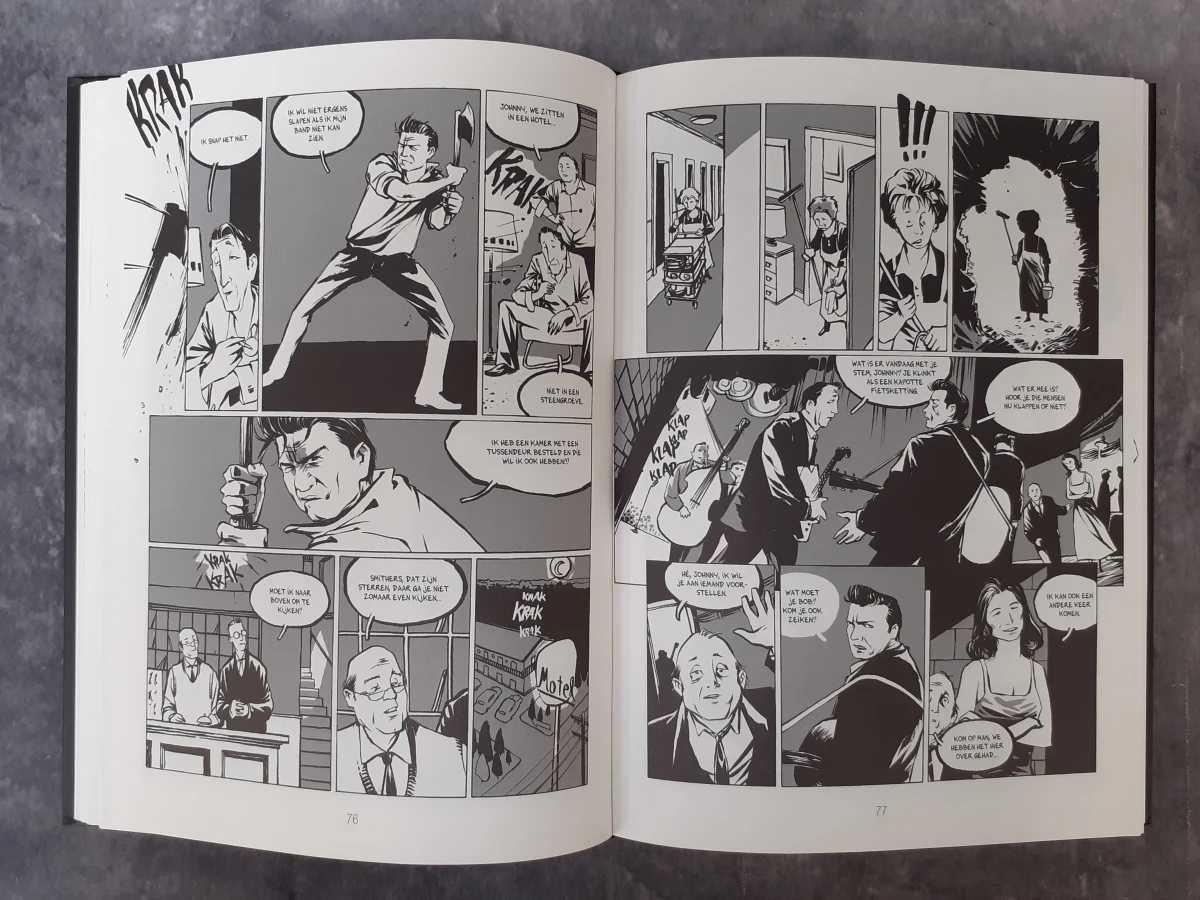 Vinyl: Johnny Cash - Johnny Cash At San Quentin + Graphic novel Cash - I see a darkness - foto 9