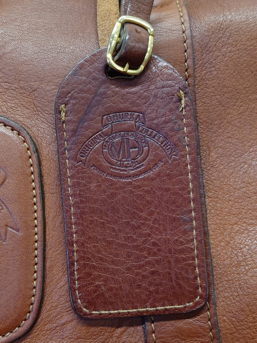 Vintage Ghurka Cavalier III - No. 98 - Luxe lederen reistas - foto 12