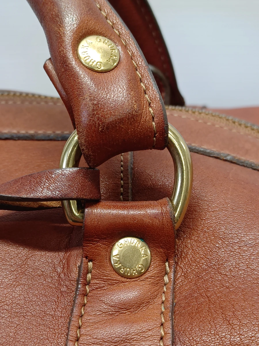 Vintage Ghurka Cavalier III - No. 98 - Luxe lederen reistas - foto 15