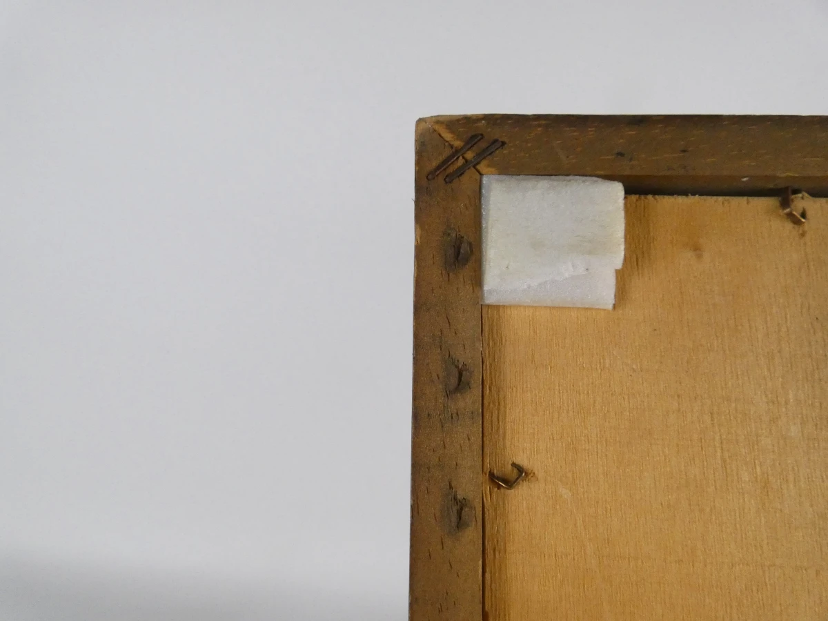 Decoratieve spiegel met Edison Phonograph-motief