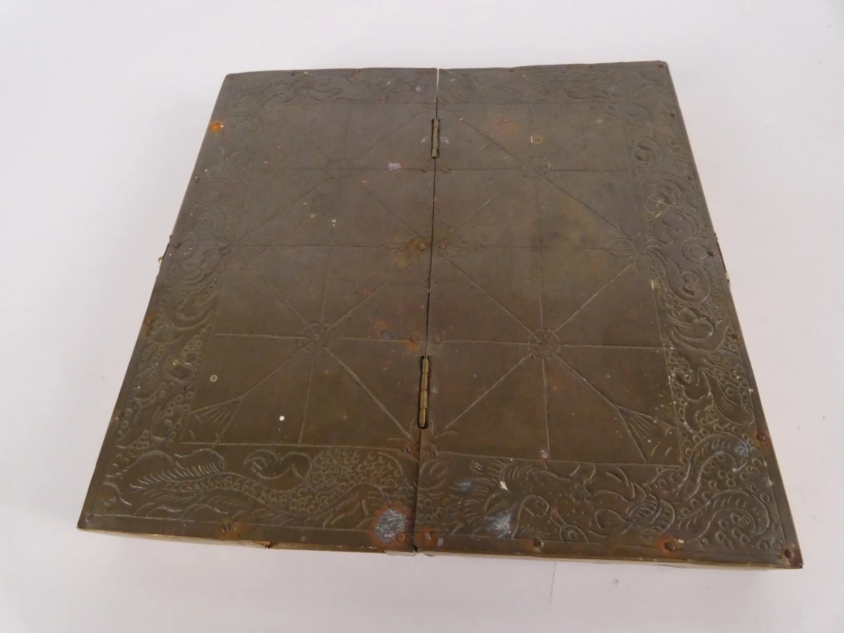 Vintage Messing Bagh Chal (Tijgers & Geiten) spel