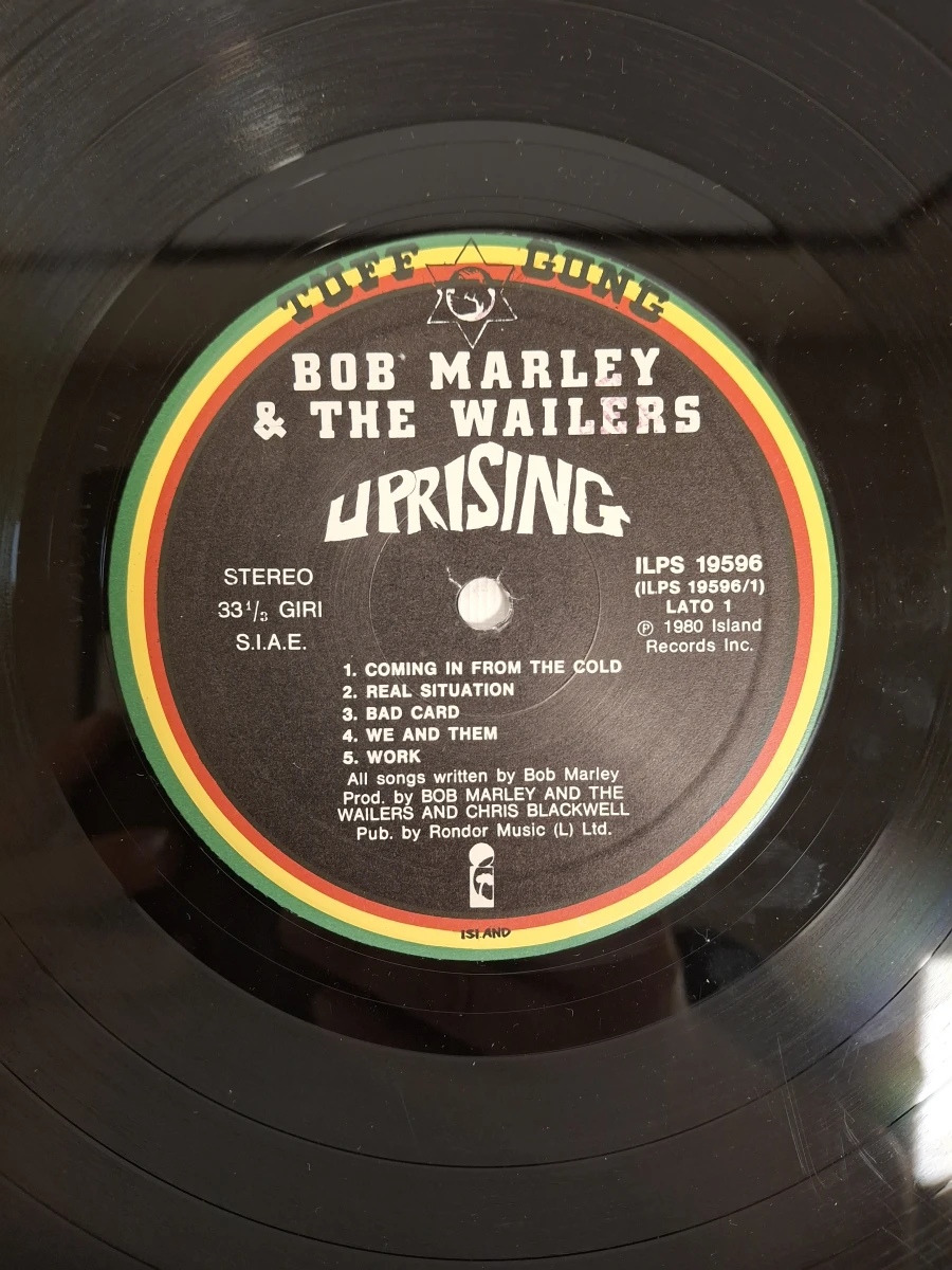 Vinyl LP Bob Marley & The Wailers - Uprising - foto 3
