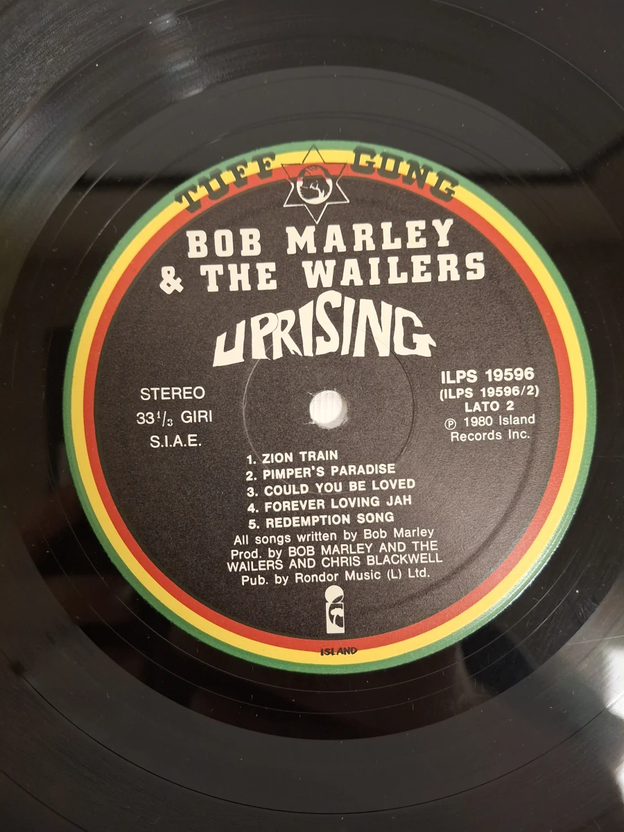 Vinyl LP Bob Marley & The Wailers - Uprising - foto 4