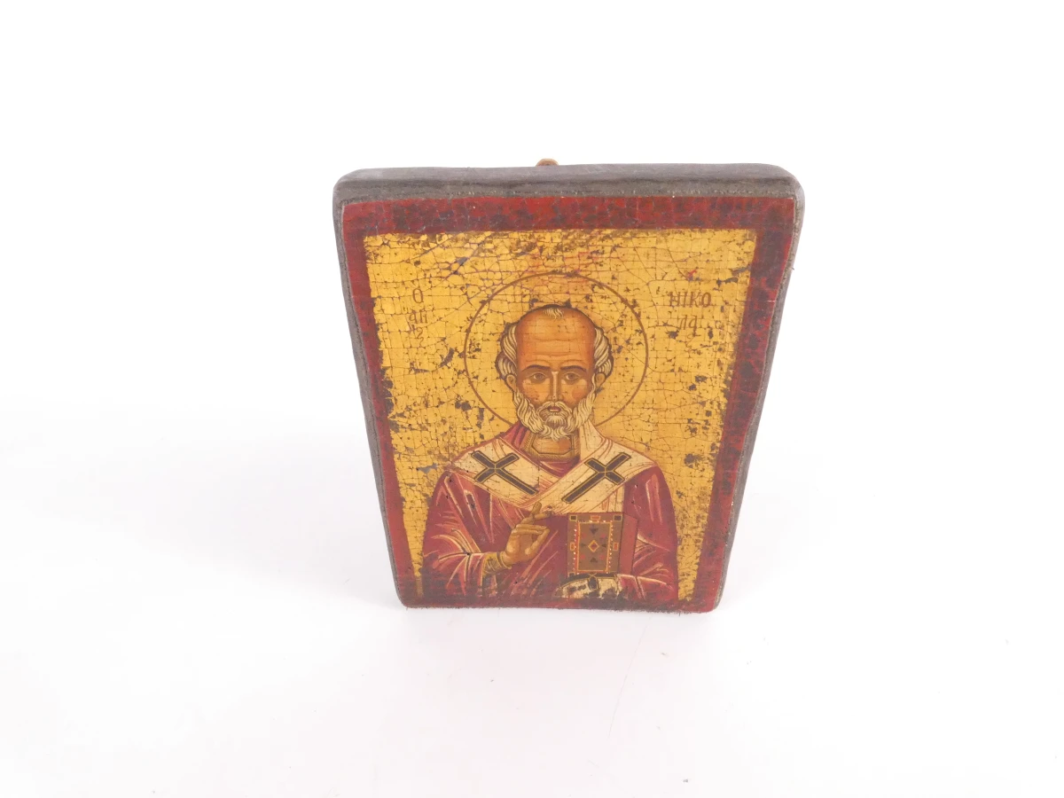 Set van 5 iconen in Byzantijnse stijl