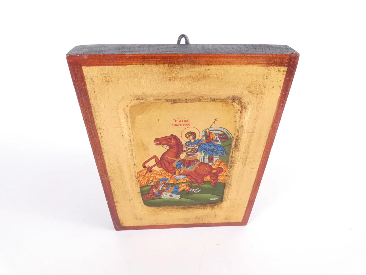 Set van 5 iconen in Byzantijnse stijl