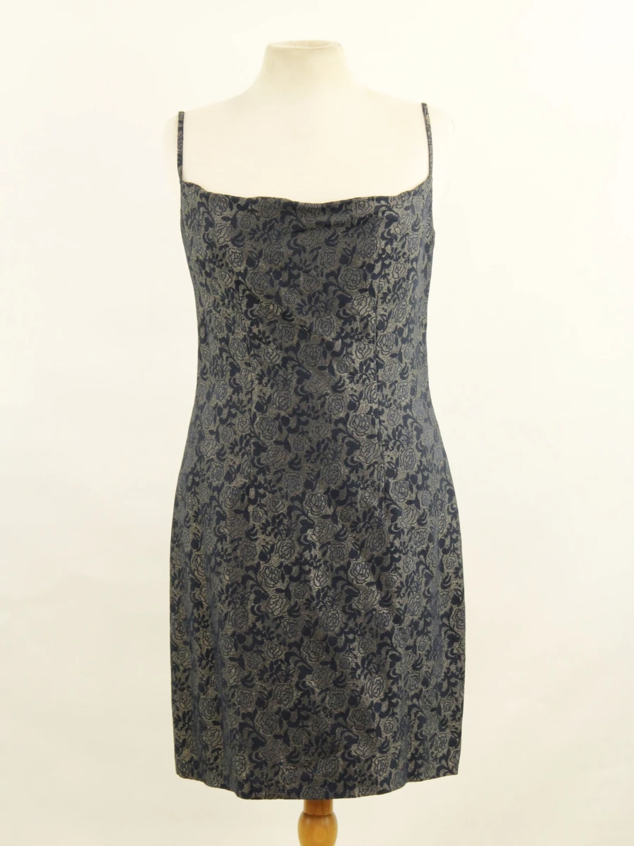 Christian Dior Boutique Paris - elegant jacquard cocktailjurkje met rozenmotief