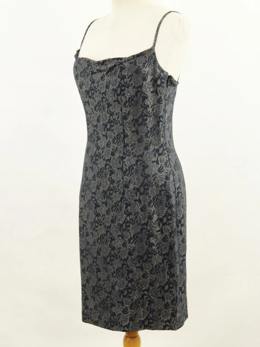 Christian Dior Boutique Paris - elegant jacquard cocktailjurkje met rozenmotief