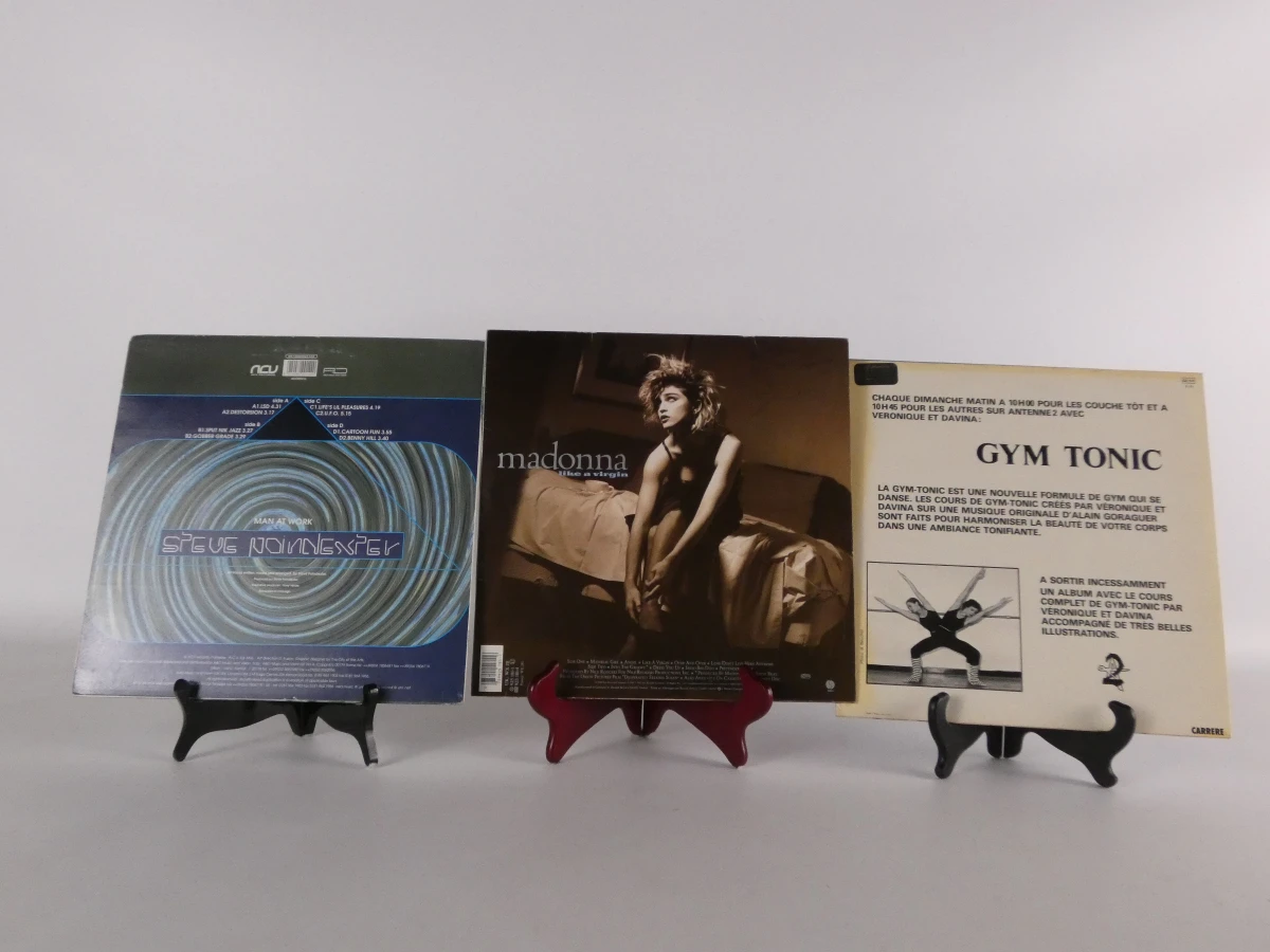 Set van 22 vinylplaten – diverse artiesten uit de jaren 70, 80 en 90