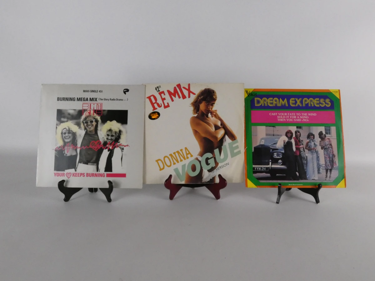 Set van 22 vinylplaten – diverse artiesten uit de jaren 70, 80 en 90