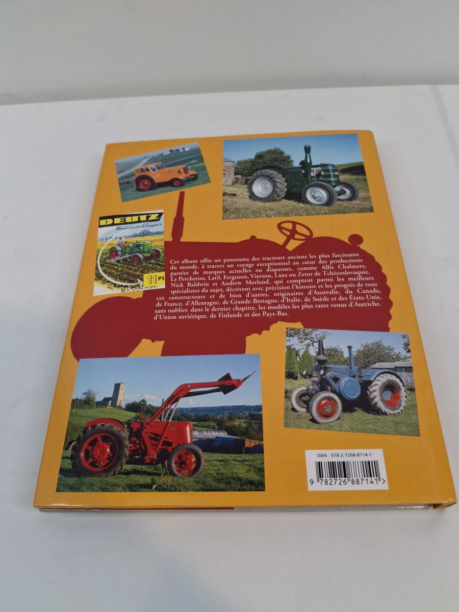 Set van 3 Franstalige boeken over John Deere tractoren