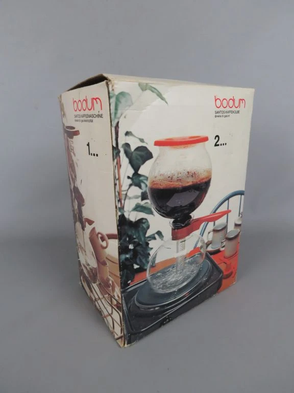 Bodum Santos koffiemaker van glas met handleiding en doos