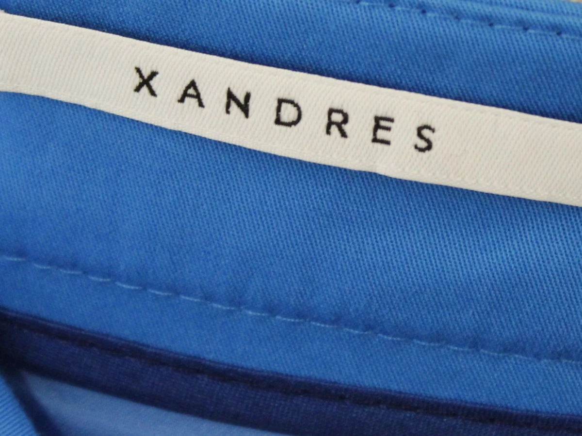 Xandres Phanta Split SU 23 katoenen damesbroek in Miami Blue nieuw met label