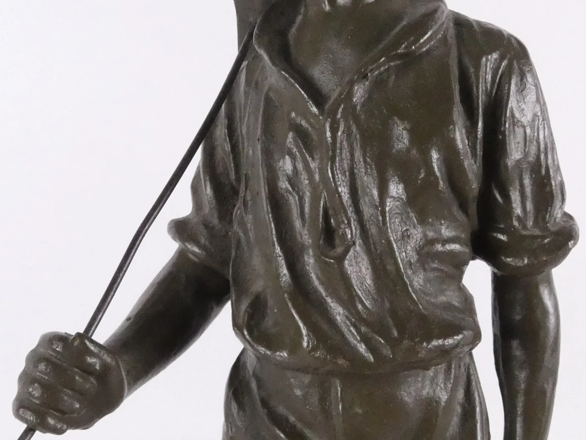 Set van 2 régule (spelter) beeldjes