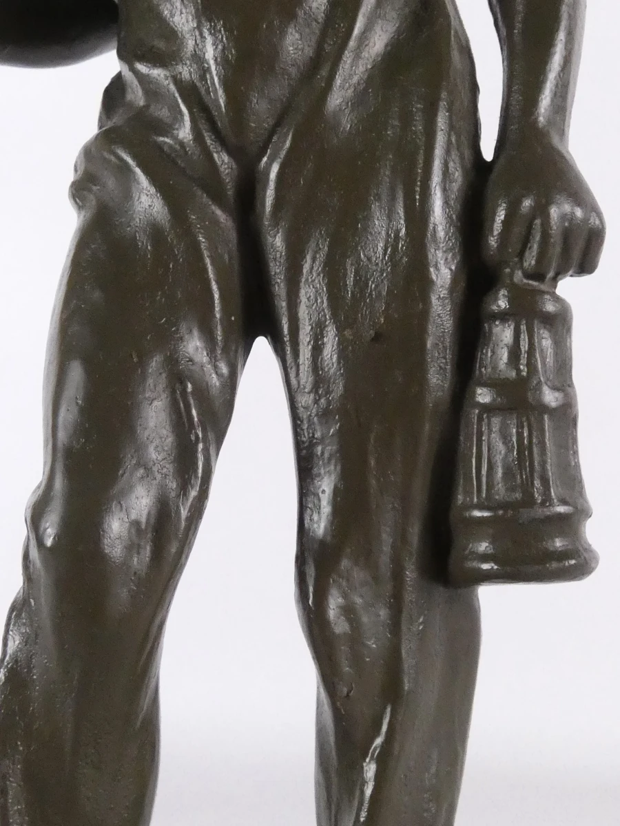 Set van 2 régule (spelter) beeldjes