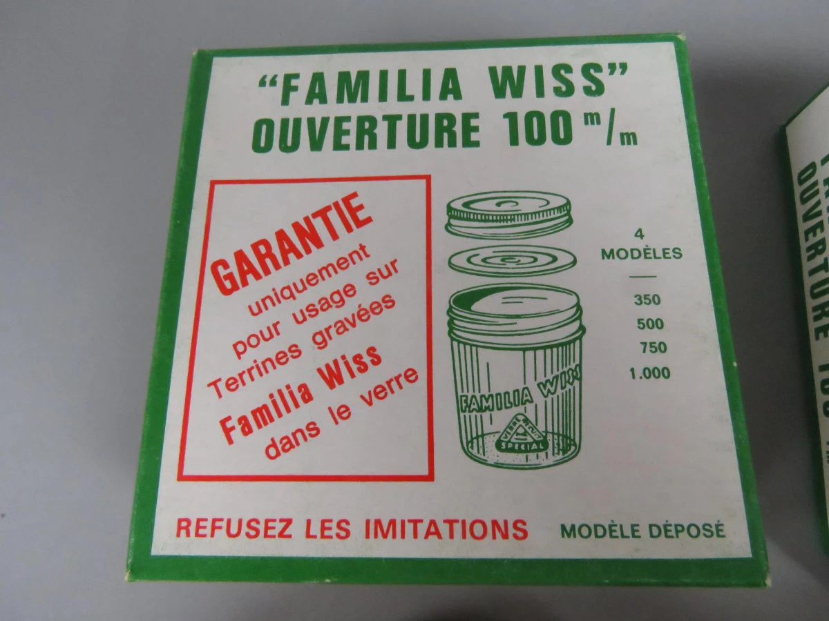 Familia Wiss deksels