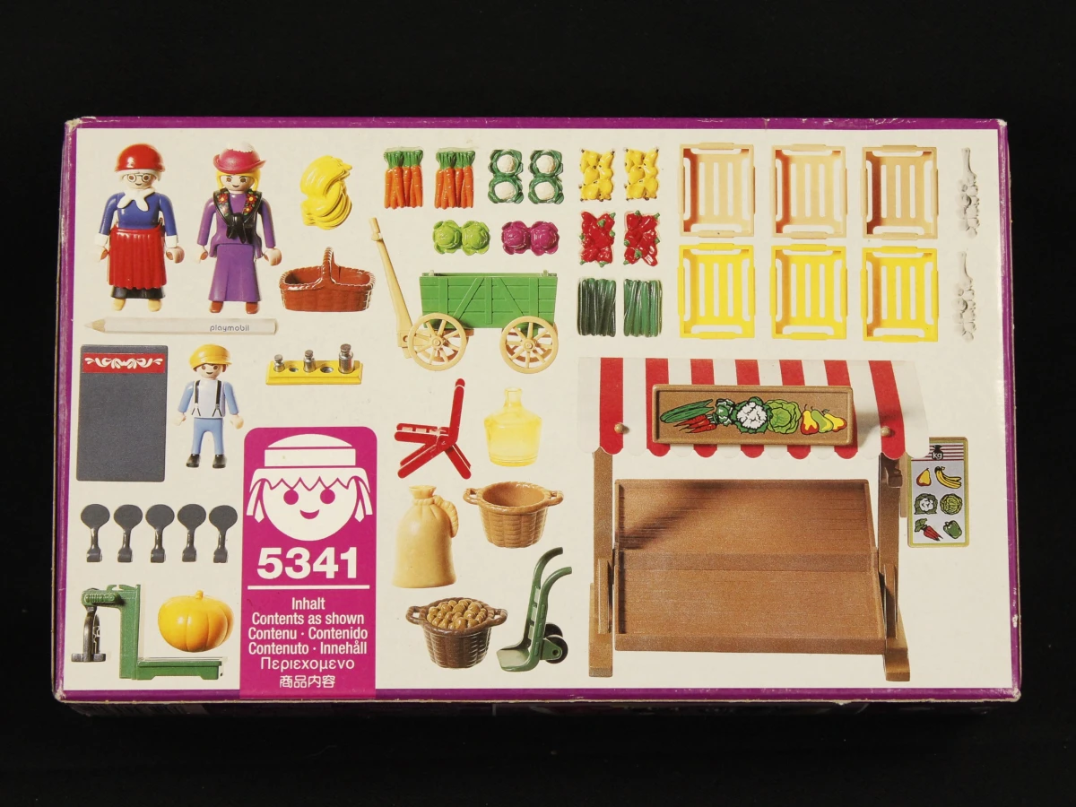 Playmobil 5341 – Groente- en fruitkraam – ongeopende set 1996