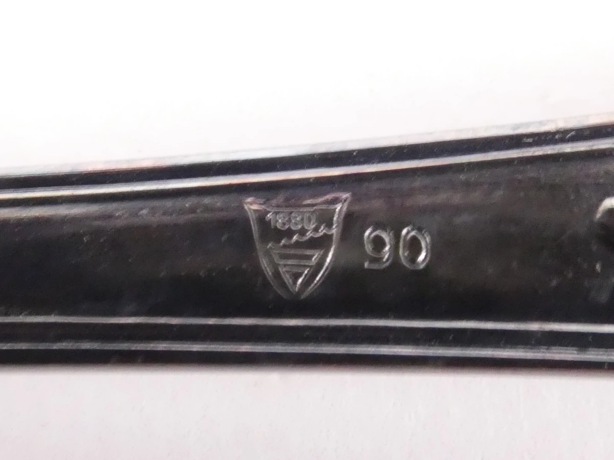 Vintage verzilverd bestekset in etui