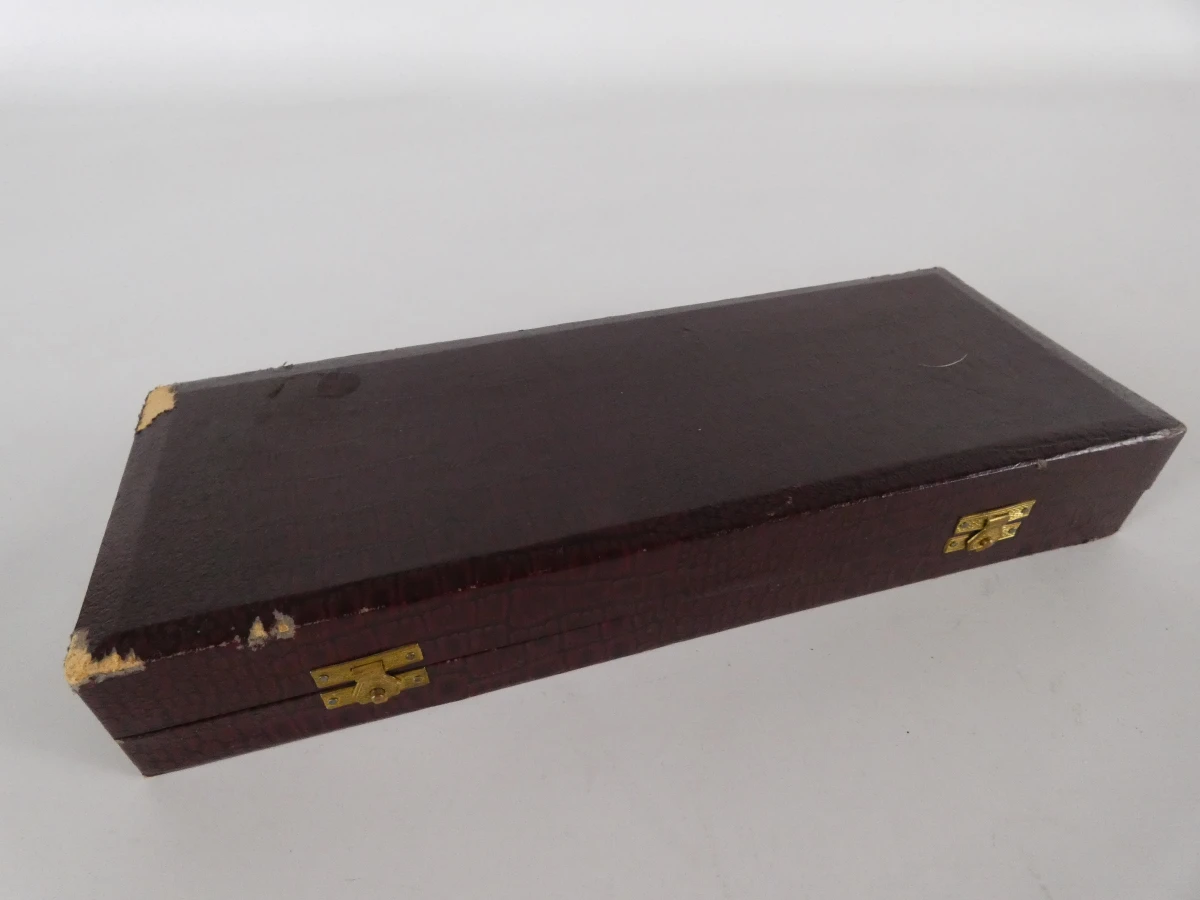Vintage verzilverd bestekset in etui