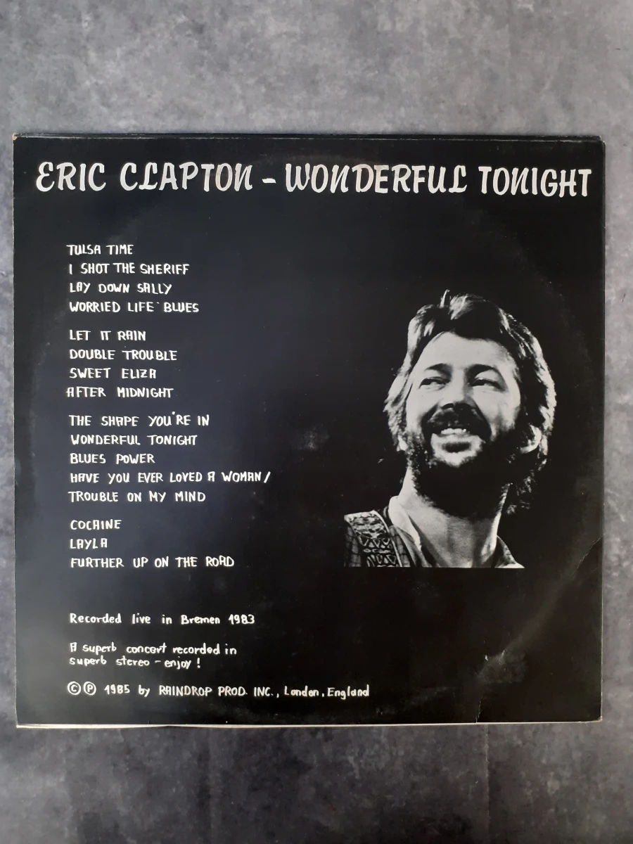 Vinyl: Eric Clapton - Wonderful Tonight - foto 2
