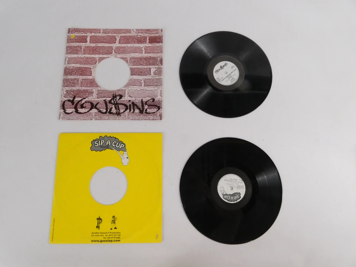 10 vinylplaten met muziek in DUB-stijl