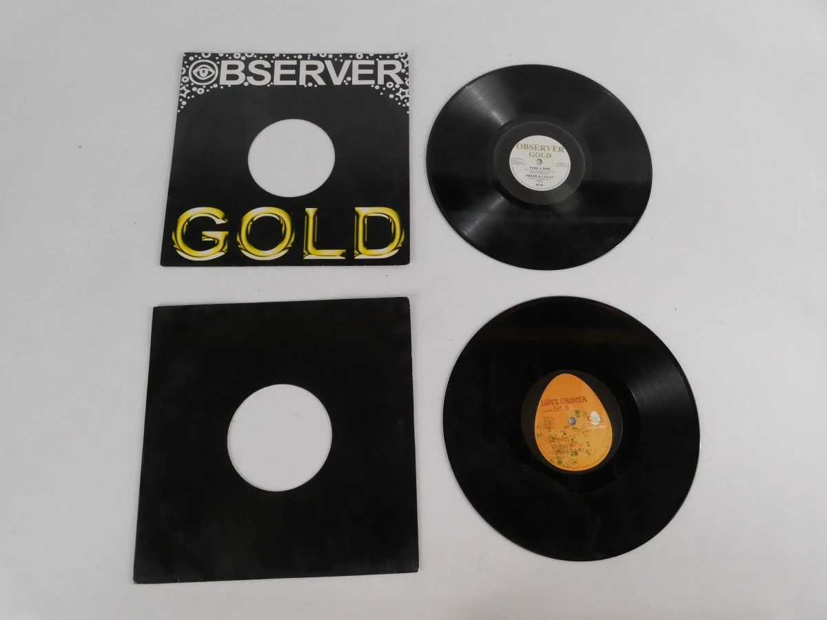 10 vinylplaten met muziek in DUB-stijl