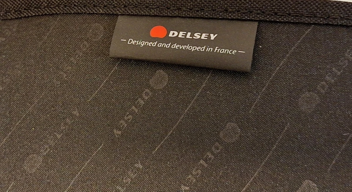 Zwarte Delsey aktetas met slot en sleutels - foto 3