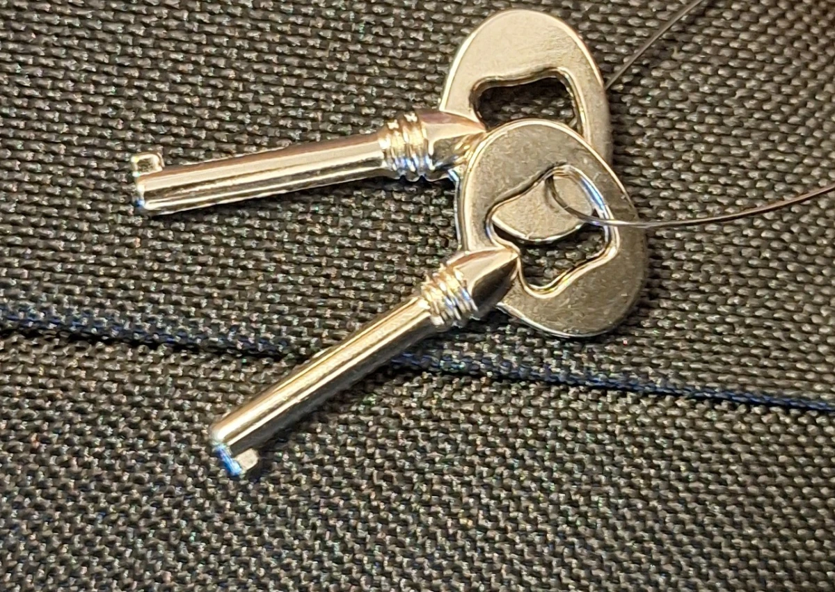 Zwarte Delsey aktetas met slot en sleutels - foto 4