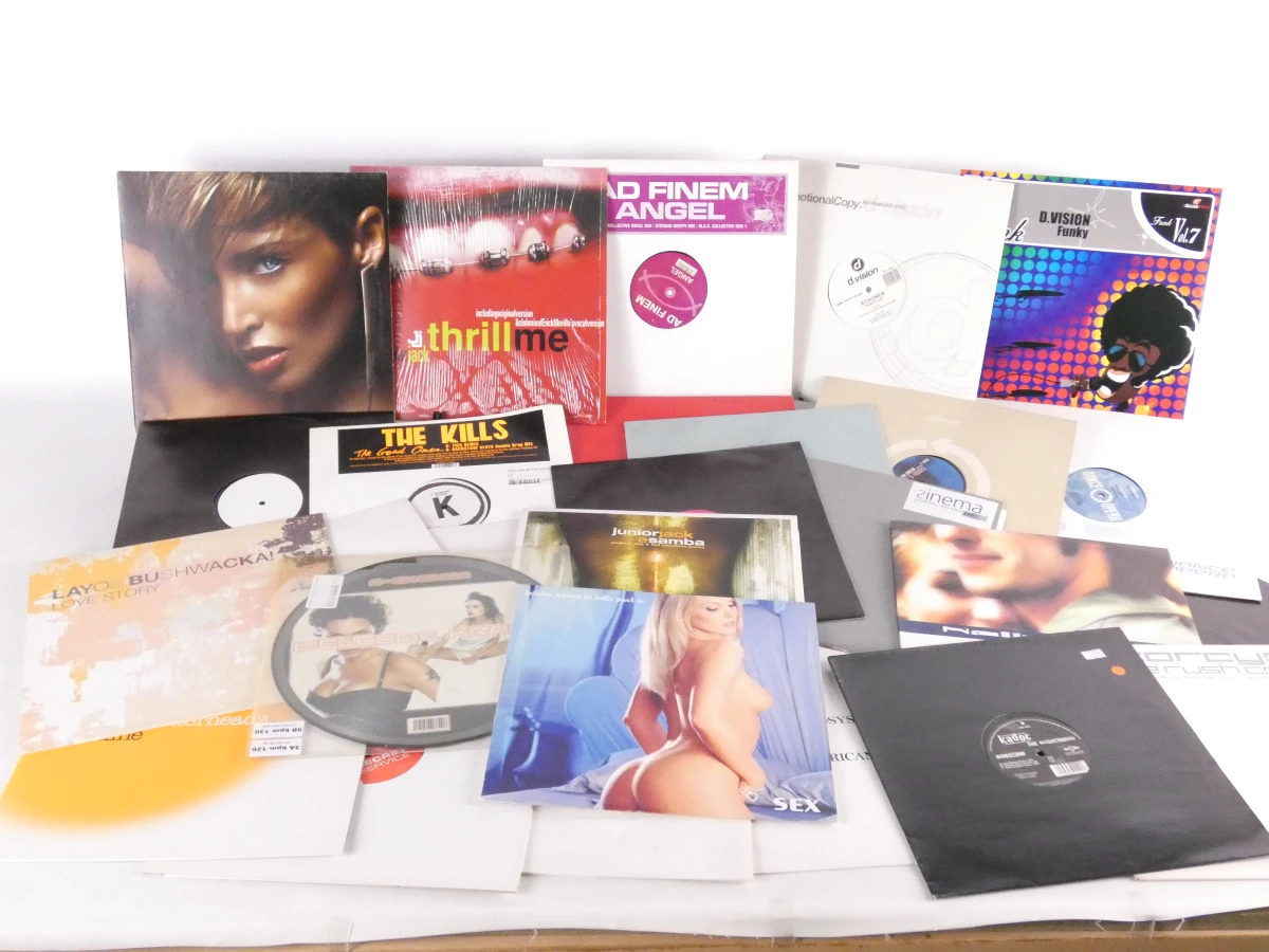 Set van 27 DJ-vinylplaten en singles – diverse artiesten en muziekstijlen