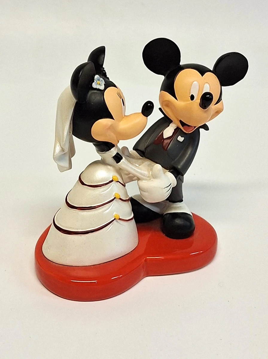 Beeldje Mickey en Minnie Mouse als bruidspaar - foto 4