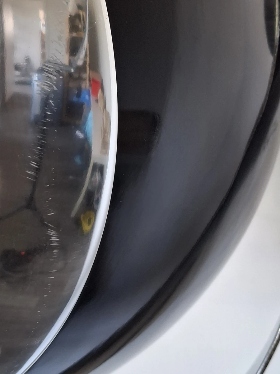 Zwarte vloerlamp in Space Age-stijl met bolvormige lampenkap - foto 8