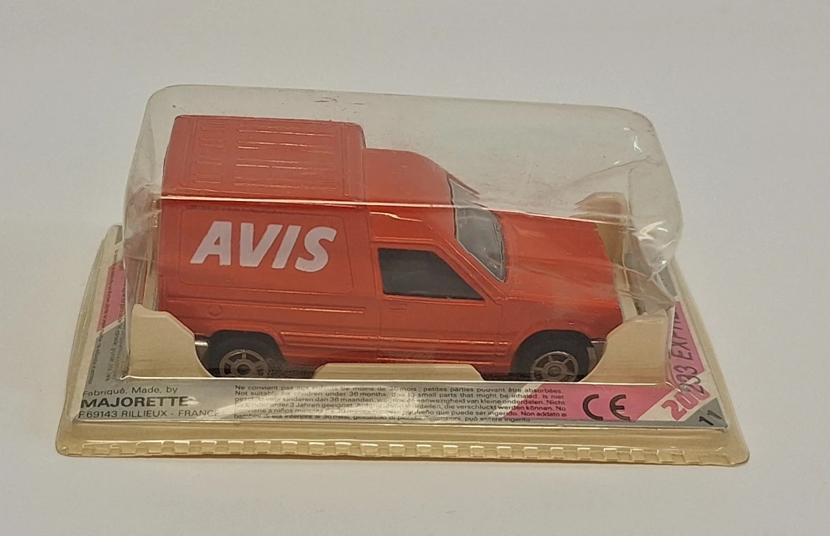 Avis miniatuur rode bestelwagen nog in de verpakking - foto 4