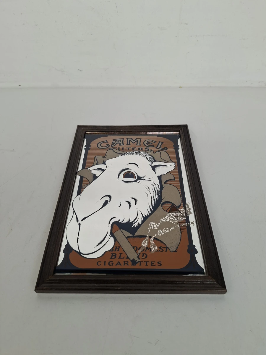 🪞  Unieke Vintage Camel Cigarettes Spiegel 🪞 - foto 3