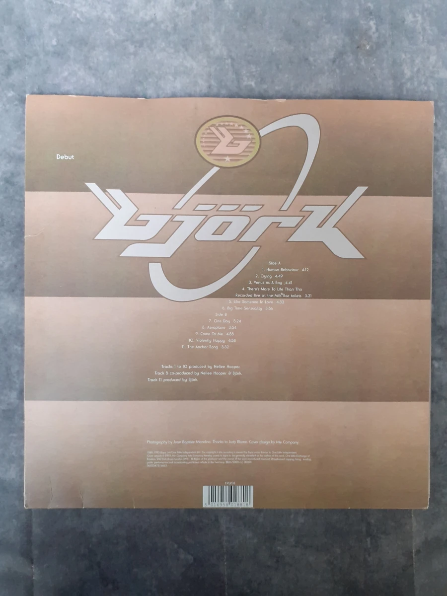 Vinyl:  Björk - Debut - foto 2