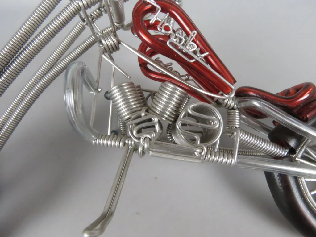 Decoratief metalen motorfiets model