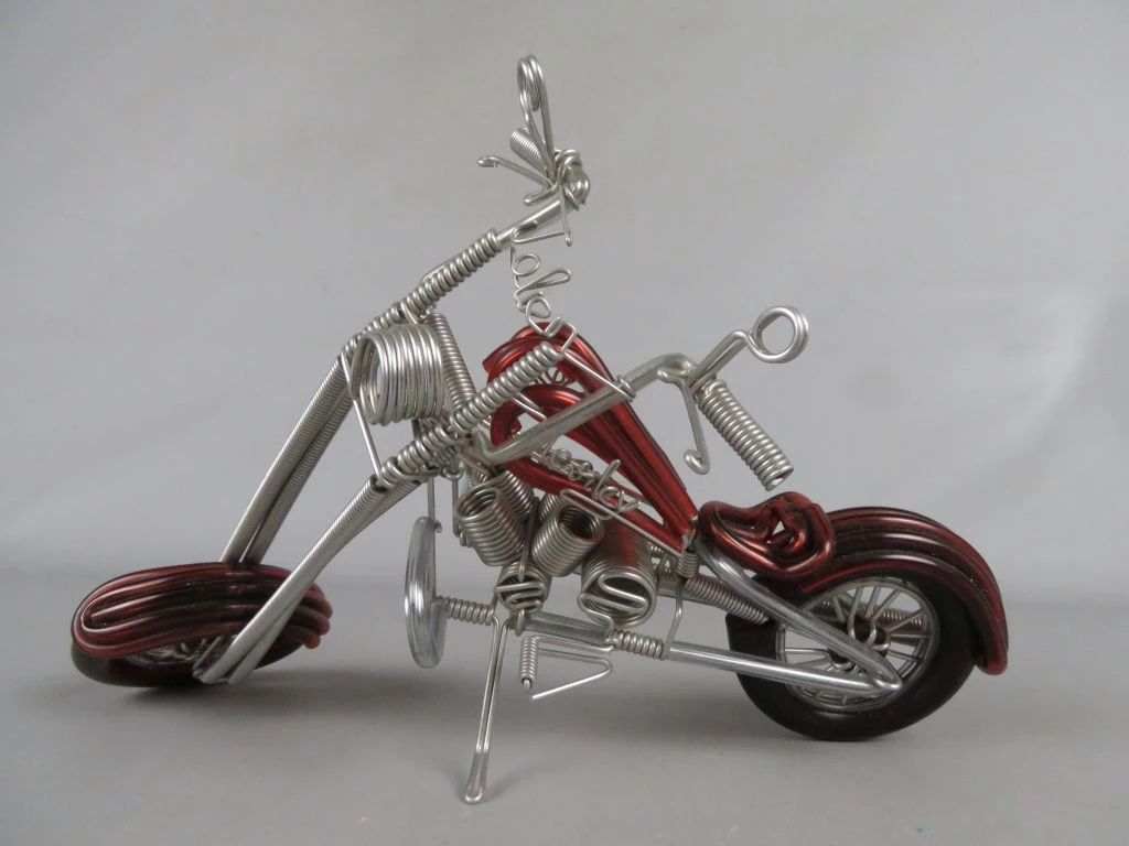 Decoratief metalen motorfiets model