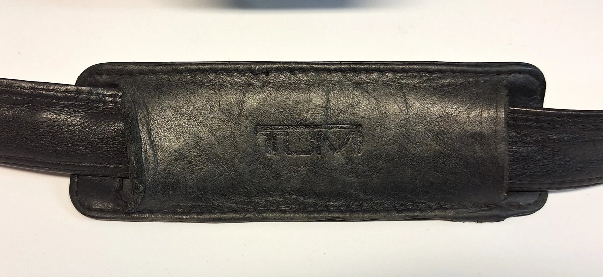 Zwarte leren laptoptas Tumi/ Boss - foto 3