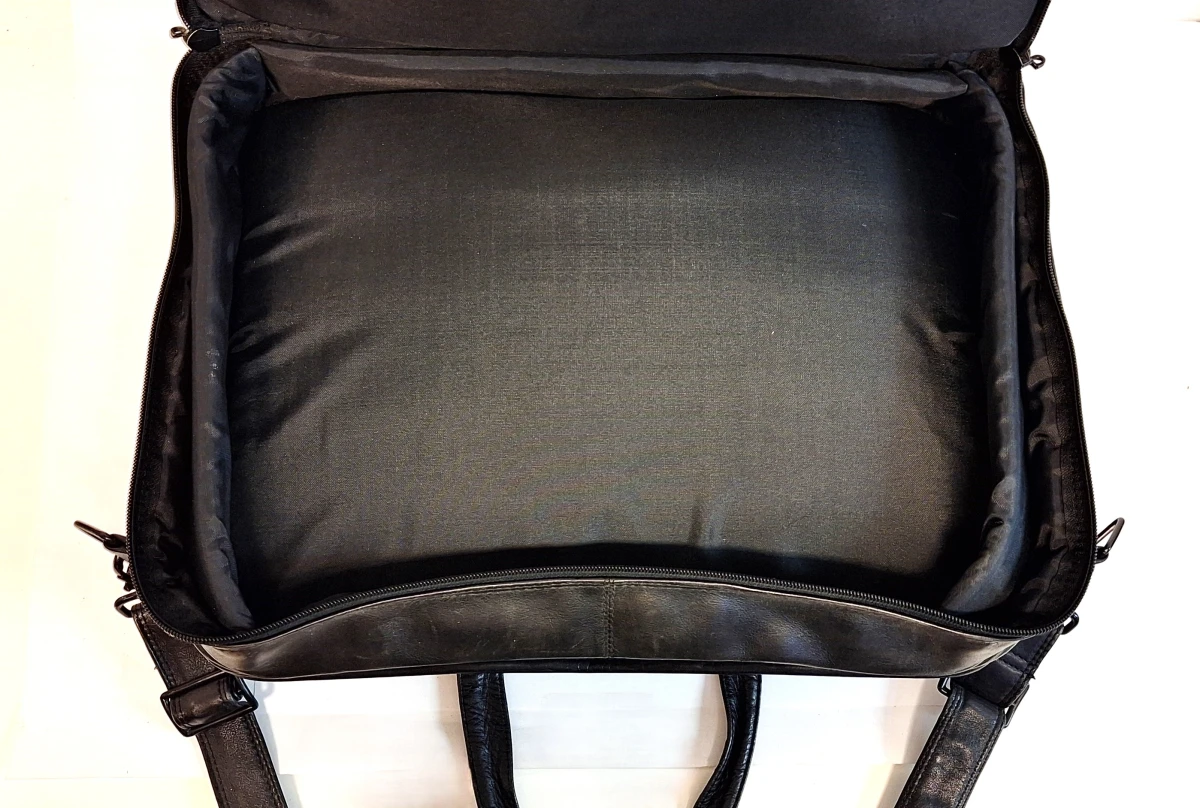 Zwarte leren laptoptas Tumi/ Boss - foto 2