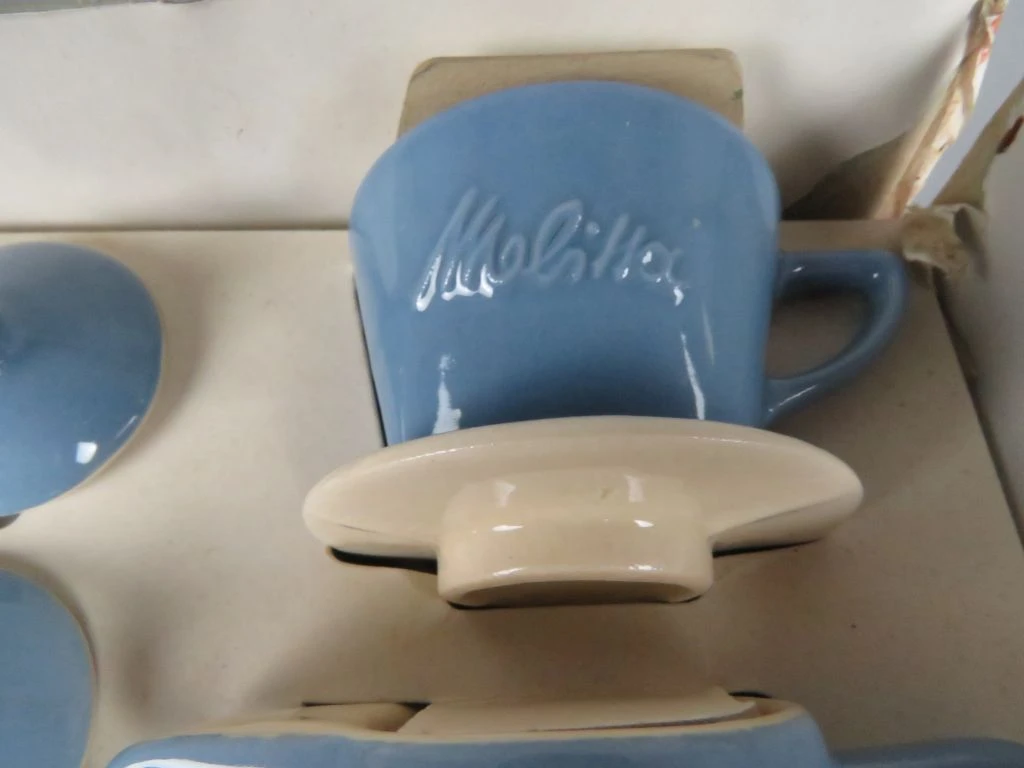 Vintage mini koffieservies voor kinderen