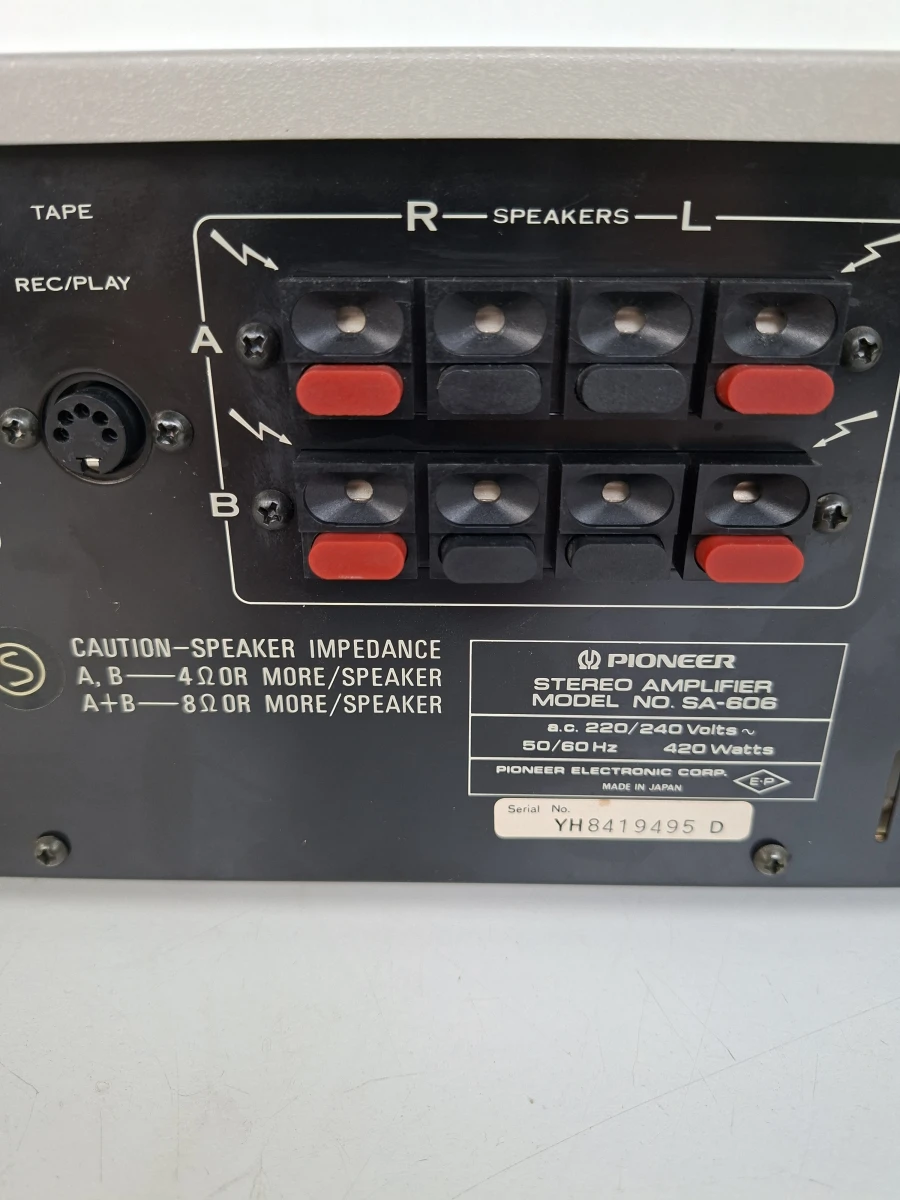 🔊 Klassieke Vintage Pioneer SA-606 Stereo Geïntegreerde Versterker 🔊 - foto 4