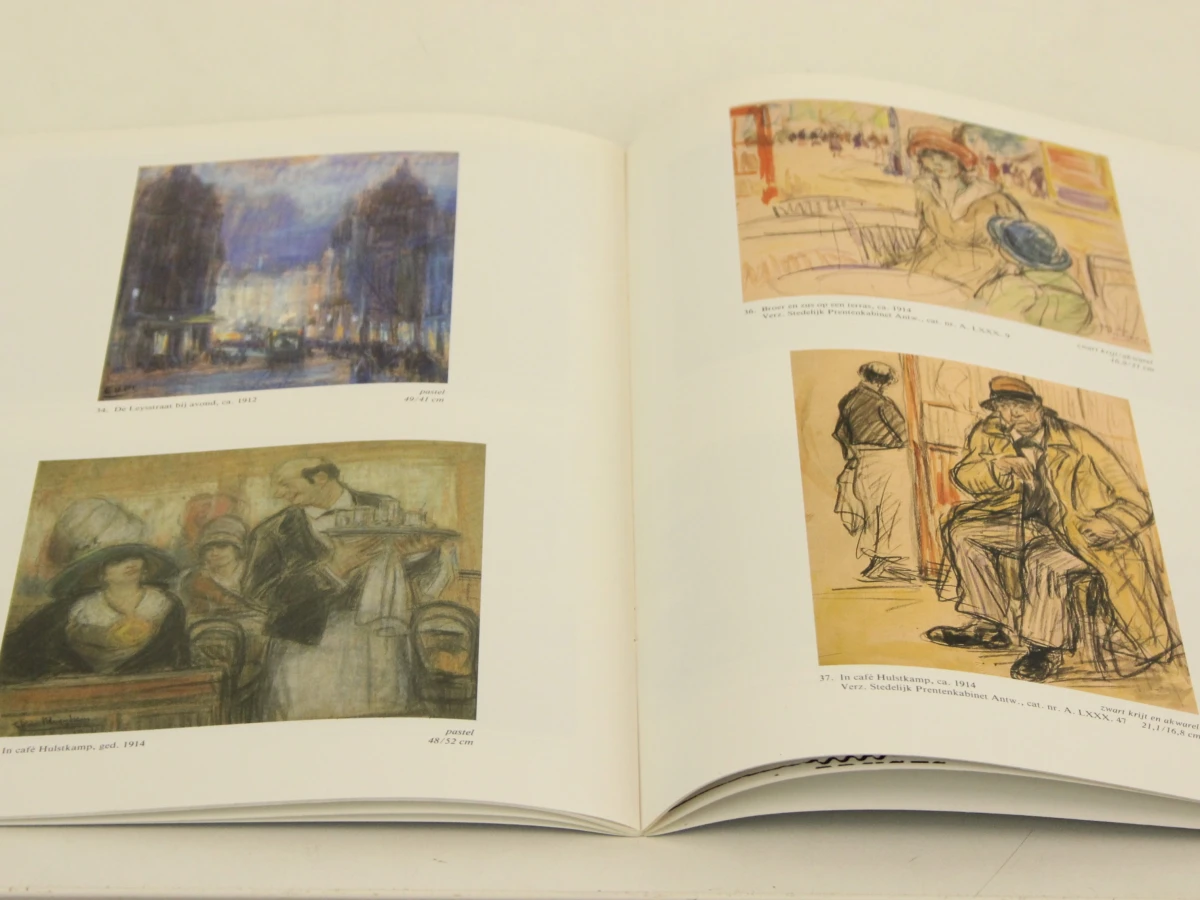 Eugeen van Mieghem stichting samengesteld door conservator Erwin Joos softcover Albums + Lode Baekelmans en Meyers collectie