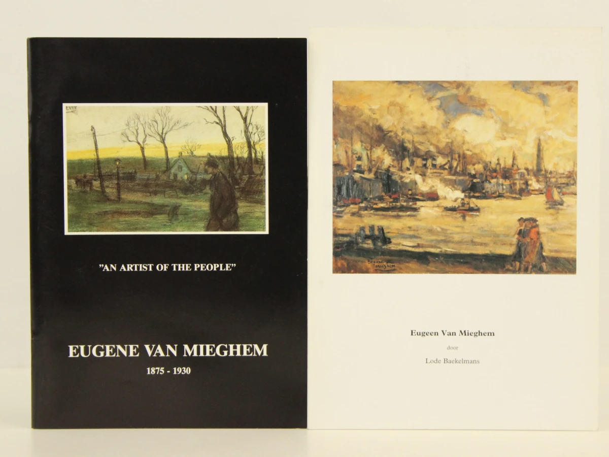 Eugeen van Mieghem stichting samengesteld door conservator Erwin Joos softcover Albums + Lode Baekelmans en Meyers collectie