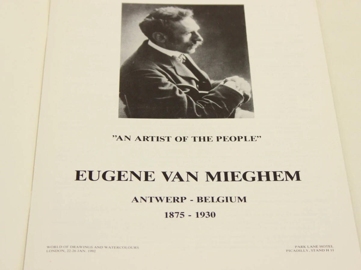 Eugeen van Mieghem stichting samengesteld door conservator Erwin Joos softcover Albums + Lode Baekelmans en Meyers collectie
