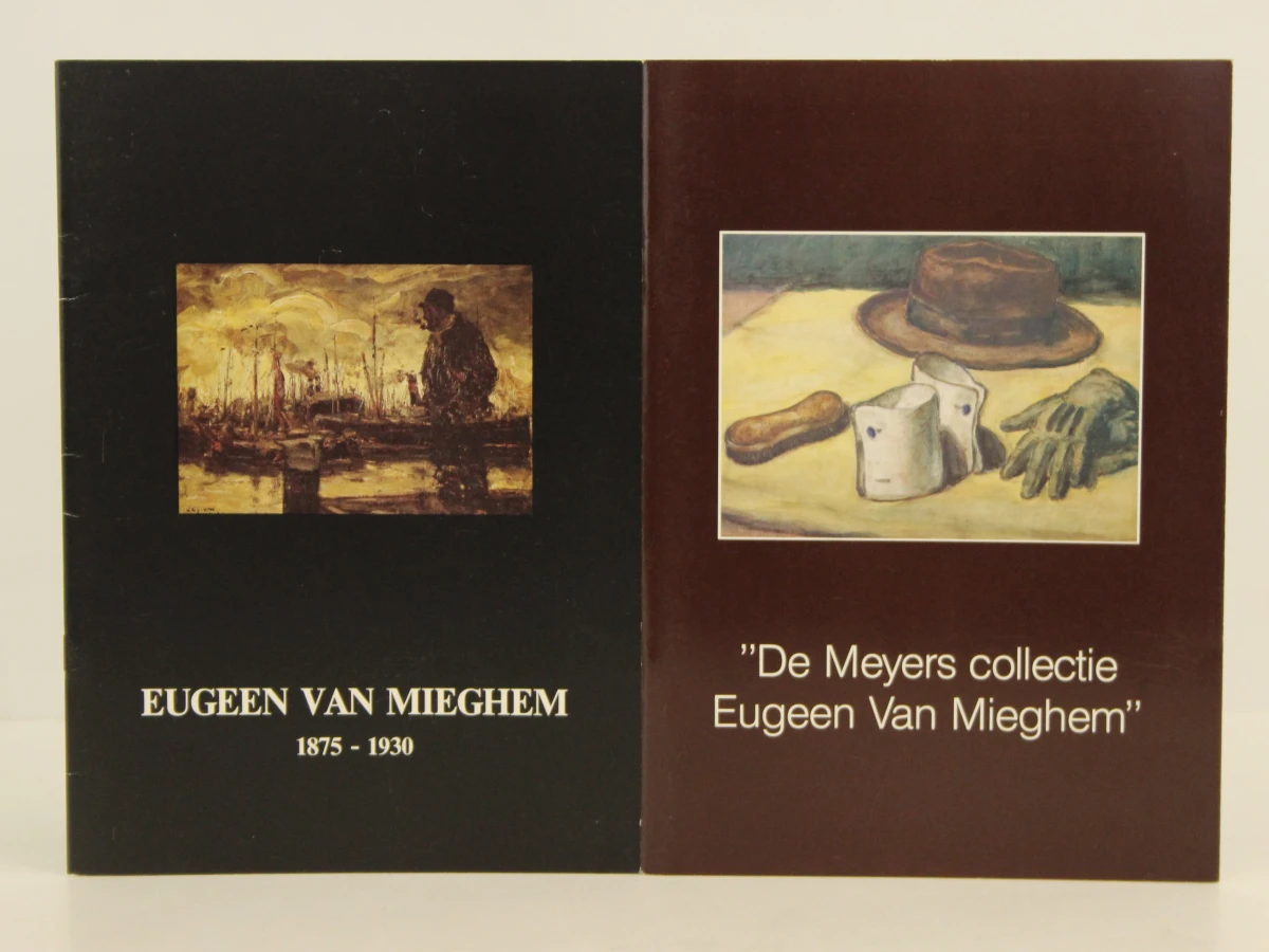 Eugeen van Mieghem stichting samengesteld door conservator Erwin Joos softcover Albums + Lode Baekelmans en Meyers collectie