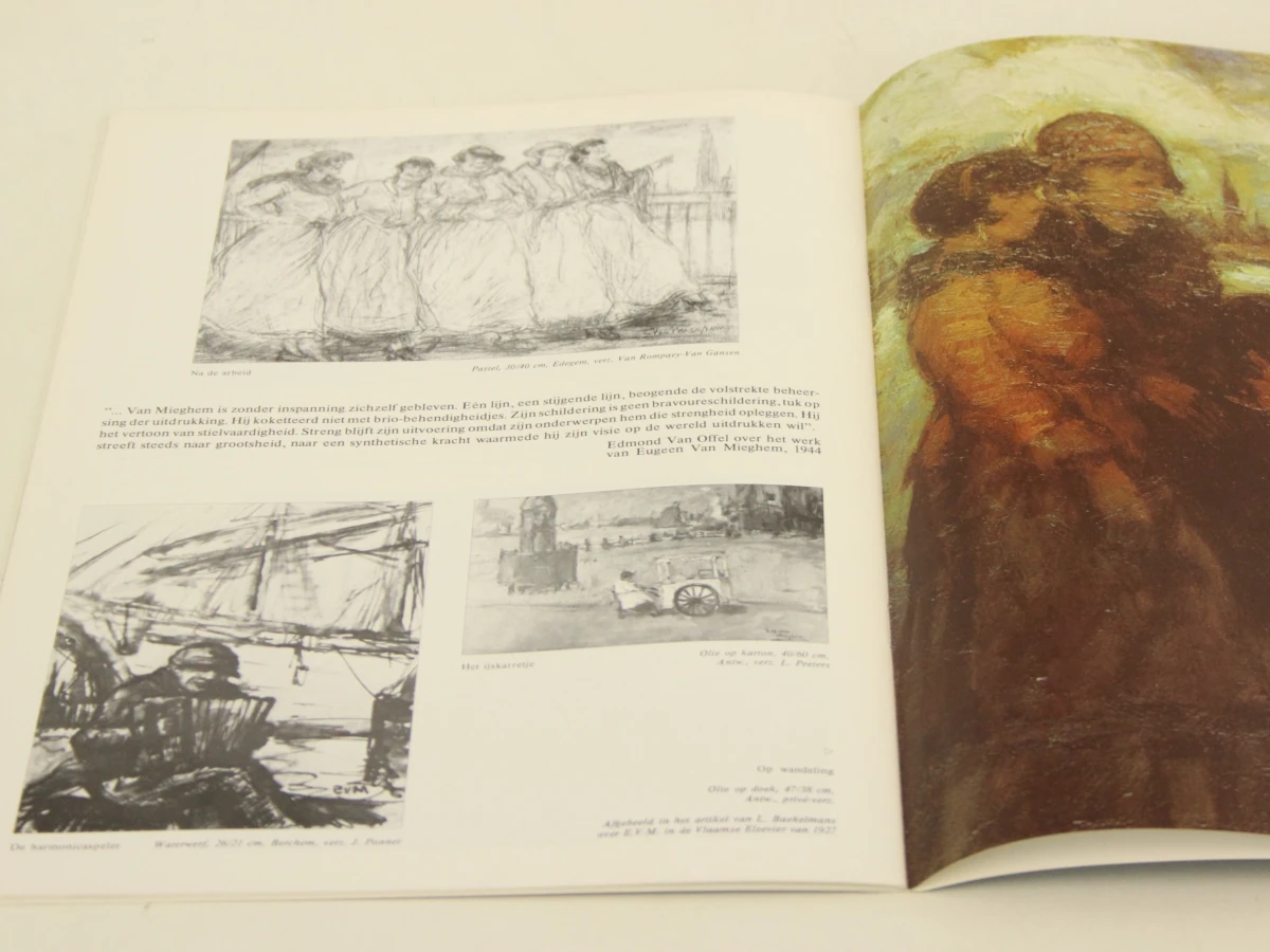 Eugeen van Mieghem stichting samengesteld door conservator Erwin Joos softcover Albums + Lode Baekelmans en Meyers collectie