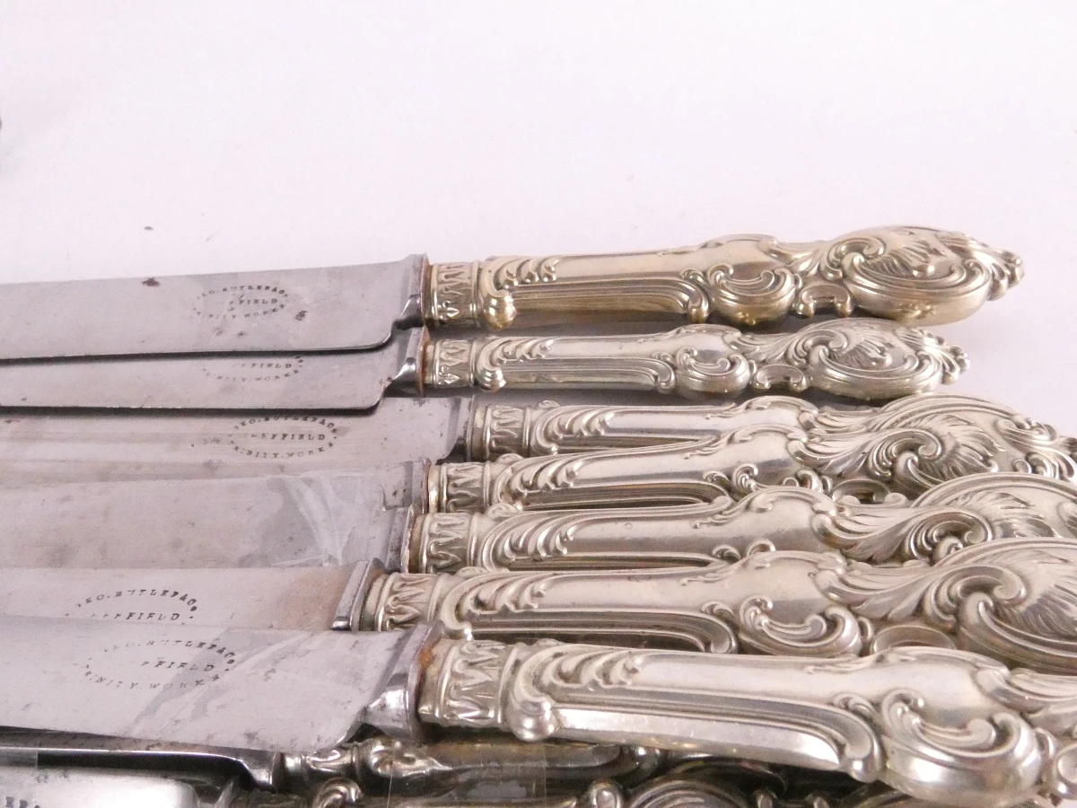 Groot lot bestek diverse merken en patronen (mix verzilverd en inox)