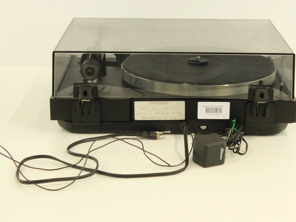 Thorens TD 318 platenspeler met Stanton 500 element